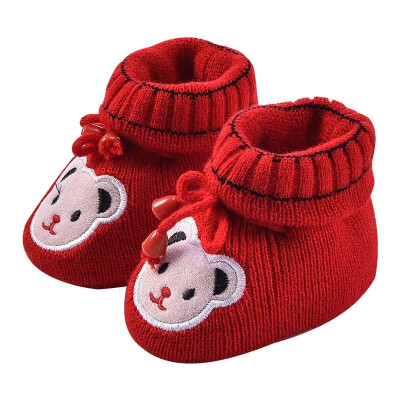 

Toddler Baby First Walker Cute Animals Anti-Slip High Ankle Baby Shoes Comfortable for Boys&Girls Autumn&Winter