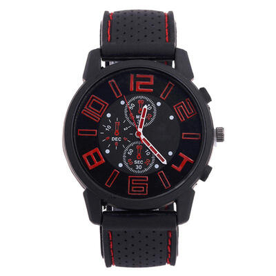 

Casual Mens Wrist Watch Fashion Analog Watch With Leather Band
