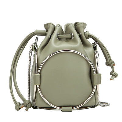 

Ins super fire diagonal cross fairy chain bucket bag handbag bag female 2019 bag cover new chi shoulder Messenger bag
