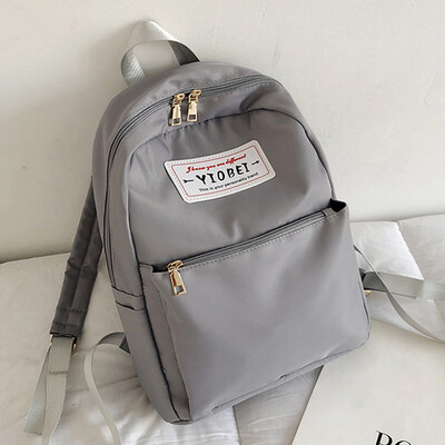 

2019 new double shoulder bag female schoolbag Korean version of high school junior high school students Oxford large capacity back