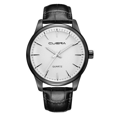 

Gobestart Fashion Mens Date Leather Sport Quartz Noctilucent Wrist Watch Stainless Steel