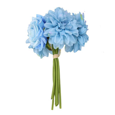 

8pcs Simulation Flower Bride Bouquet Artificial Fake Flowers Wedding Decor