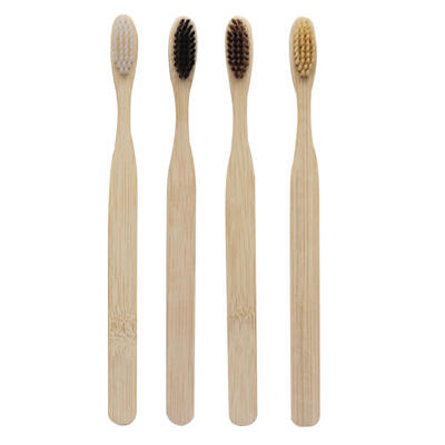 

4pcs Environmental Soft Head Bamboo Toothbrush Oral Care Eco Soft Brushes