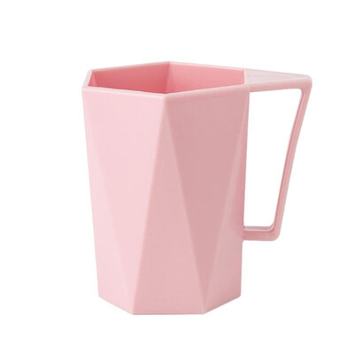 

Creative Geometric Bathroom Tumblers Mugs Couple Milk Drink Toothbrush Cups