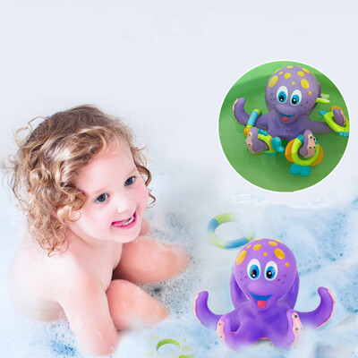 

Baby Bath Toys Kids Bathtub Toy Octopus Pool Water Floating Fun Play