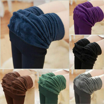 

USA Women Winter Thermal Warm Thick Fleece Skinny Slim Leggings Stretch Pants