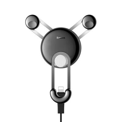 

Baseus Gravity Linkage Automatical Lock Air Vent Car Phone Holder With Change Cable