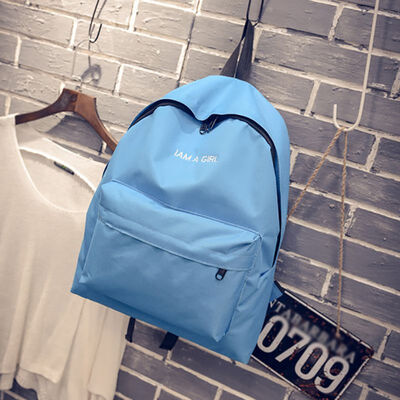 

Fashion Women 2019 Hot Sales Girls Youth Teenage Female Letters Print Backpack Student School Bag Travel Bags