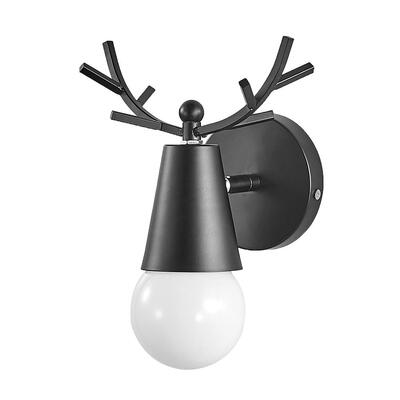 

E27 Nordic Creative Deer Head Wall Lamp Corridor Bedroom Living Room Light