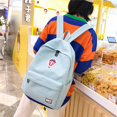 

Inswind schoolbag female Korean version of high school students nylon cloth Johnson Department of antique feeling young girls make