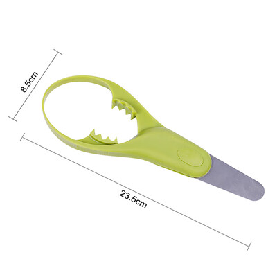 

Stainless Steel Open Avocado Knife Core Remover Three In One Fruit Cuter