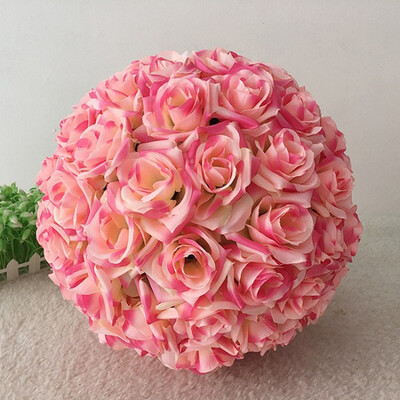 

6 INCH WEDDING ARTIFICIAL ROSE FLOWER BALL HANGING DECORATION CENTERPIECE DECOR