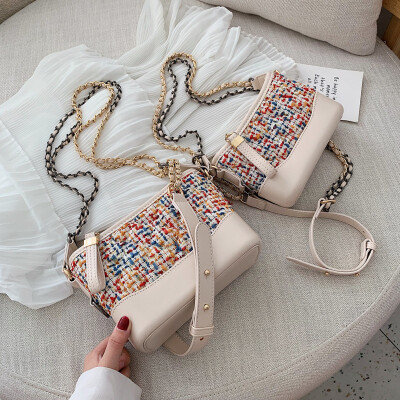 

Qiao Bani 2019 autumn&winter new Korean ins fashion hit color wandering street shooting single shoulder diagonal trend handbags