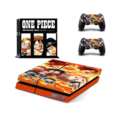 

New One Piece vinyl Decal PS4 Skin Sticker For Sony Playstation 4 PS4 Console protection film 2Pcs Controller protective skins