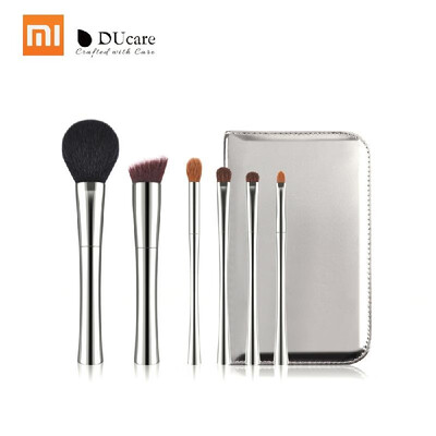 

Xiaomi DUcare Makeup Brushes Sets 6pcslot Powder Foundation Eyeshadow Make Up Brushes Pony Hair Synthetic Soft Bristles Beauty Co