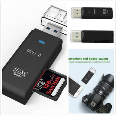 

USB 30 HighSpeed Memory Card Reader Adapter for Micro SD SDXC TF T-Flash
