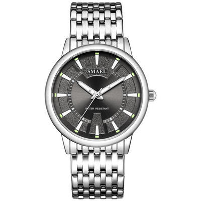 

SMAEL 9620 Casual Sports Watch Fashion Male Stainless Steel Wristwatch Waterproof Quartz Watches