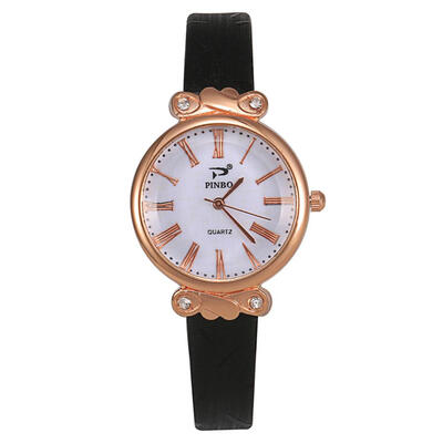 

Hot Selling Women Watch Simple Leather Strap Business Quartz Wristwatch High Quality Casual Scale Dial Clock Montre Femme