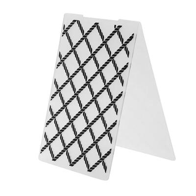 

1pc Lattice Plastic Embossing Folder For Scrapbook Photo Album Card Paper