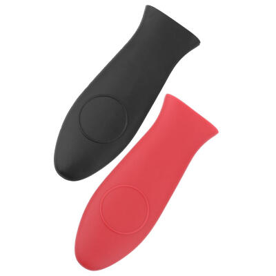 

Greensen 2PCS Non-Slip Silicone Handle Holder Cookware Cast Sleeve Cover Pots Pans Handle Cover