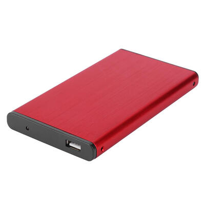 

25 Inch USB20 IDE HDD Hard Disk Drive Enclosure External Case wLED Light
