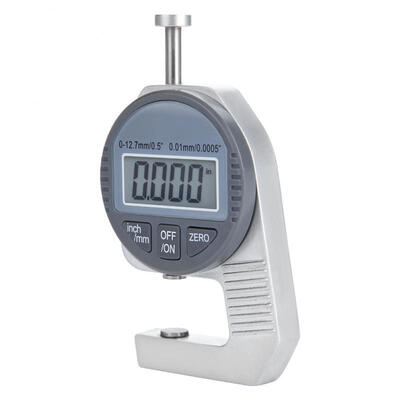 

Greensen Digital LCD Readout Percentile Thickness Gauge 0-127mm05" 001mm 00005" Flat Measure Head