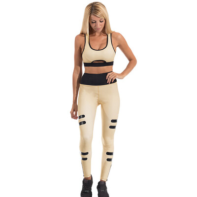

Tailored Women Sports Gym Yoga Workout Mid Waist Running Pants Fitness Elastic Leggings