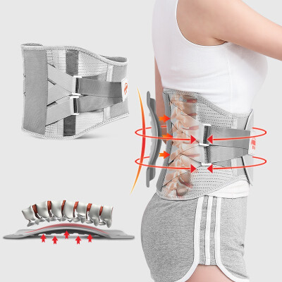 

Hanmai belt belt lumbar disc herniation lumbar muscle strain traction device therapeutic device lumbar disc correction device fixation belt