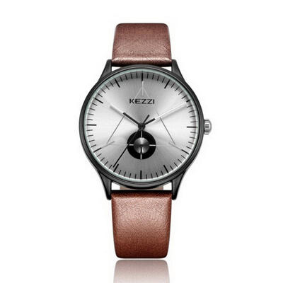 

KEZZI Simple Fashion Male Quartz Wristwatches With Special Triangle Design For Men
