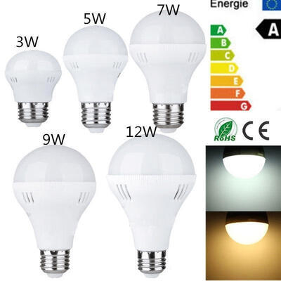 

E27 3-12W LED AC 220V Emergency Rechargable Lamp Light Bulbs Warm or Cool White