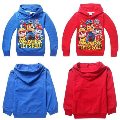 

Paw Patrol Sweatshirts hoodies girls boys clothing More color kids clothes cartoon dog tops casual style 1 pcs