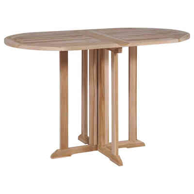 

Folding Butterfly Dining Table Solid Teak 472"x276"x295"
