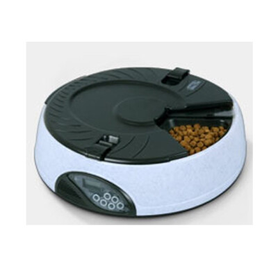 

Upgraded 6 Meals LCD Automatic Pet Feeder Dog Automatic Feeders Dog Feeding Machine Food Tray dog feeder timer quantitative automa