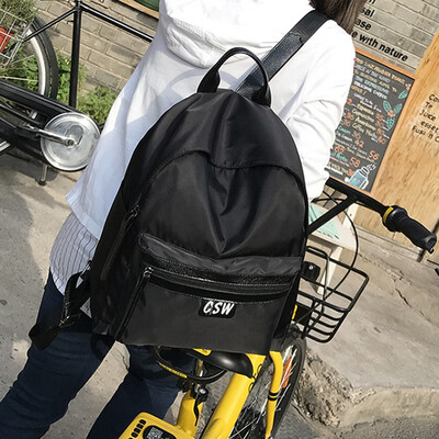 

Tailored Womens Fashion Oxford Solid School Bags Travel Backpack Bag BK