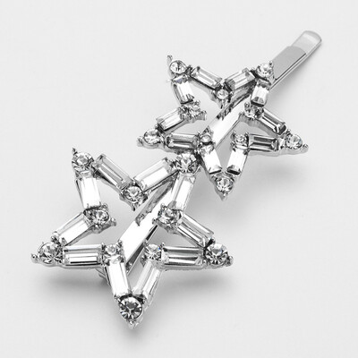 

Women Beach Crystal Star Metal Hair Clips Barrette Hairpin Bobby Pin Jewelry 1pcBrand Hair Accessories