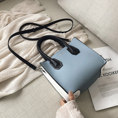 

Small fresh mobile female bag new Korean fashion contrast color shoulder Messenger bag Tote bag