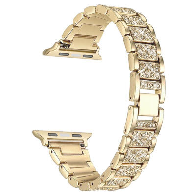 

Metal Bling Crystal Diamond Watch Band Wrist Strap for iWatch 1 2 3 38mm