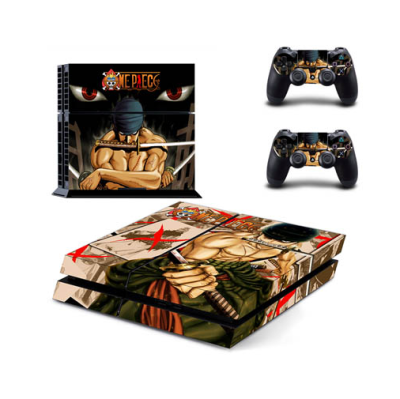 

New One Piece vinyl Decal PS4 Skin Sticker For Sony Playstation 4 PS4 Console protection film 2Pcs Controller protective skins