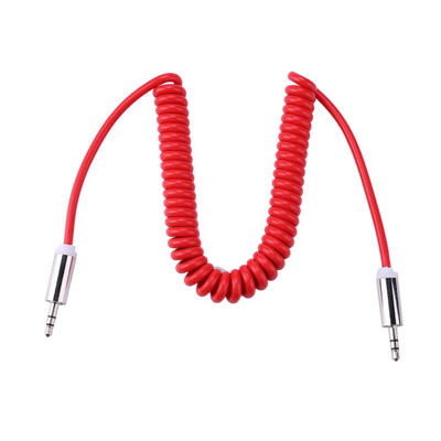 

Flexible 35mm Car Jack  to  Extend Stereo Audio AUX Cable Cord Colors