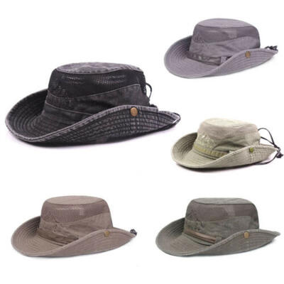 

Unisex Boonie Bucket Hat Military Fishing Camping Hunting Wide Bucket Outdoor
