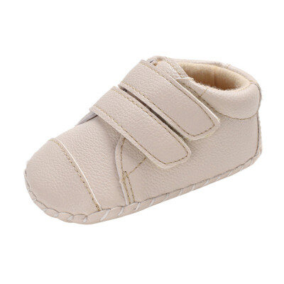 

New Spring Autumn Baby Boy Breathable Anti-Slip PU Shoes Casual Sneakers Toddler Soft Soled First Walkers Newborn Toddler Shoes