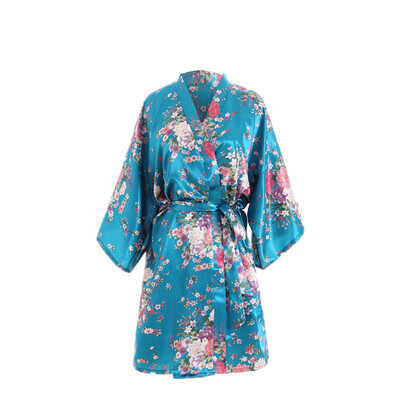 

Toponeto Women Sexy Cherry Blossom Kimono Dressing Gown Bath Robe Lingerie Nightdress