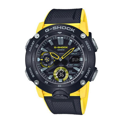 

Casio G-Shock GA-2000-1A9 Carbon Core Guard Structure Watch - Yellow Black