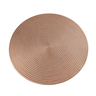 

Hotel Restaurant Round PVC Placemat Nordic Anti-scalding Insulation Table Mat Steak Pad Nordic Style Round Placemat