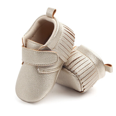 

WEIXINBUY 6 Colors Brand Spring Baby Shoes PU Leather Newborn Boys Girls Shoes Non-Slip First Walkers Baby Moccasins 0-12 Months