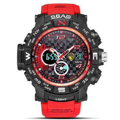 

SBAO Casual Luminous Digital Wristwatch Waterproof Sports Watch For Men