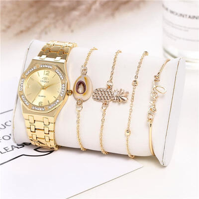 

Women Crystal Diamond Watch Rose Gold Stainless Steel Quartz Wristwatch Ladies Fashion Elegant Watches Reloj Mujer Relogio