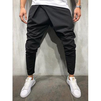 Mens Harem Long Pant Jogger Sports Dance Sweatpants Running Workout Gym Trousers