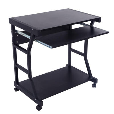 

Corner Home Office Computer Desk Student Laptop Writing Table Rolling Furniture