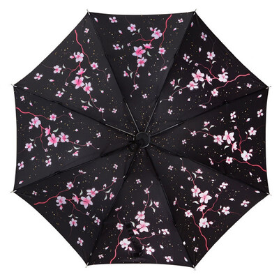 

Outdoor Creative Umbrella UV Plastic Umbrellas Three Fold Folding